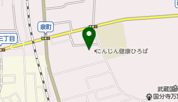 国分寺市立歴史公園史跡東山道武蔵路の地図画像