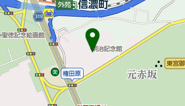 明治記念館の地図画像