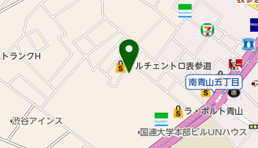 表参道TERRACEの地図画像