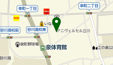 アニヴェルセル立川の地図画像