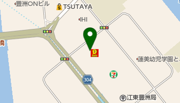 アヴァンセリアン豊洲の地図画像