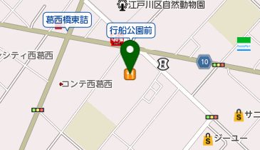 イオン葛西店の地図画像