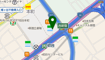 ランドローバー・アプルーブド新宿の地図画像