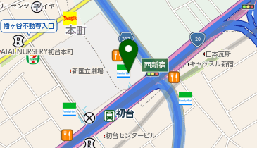 ランドローバー・アプルーブド新宿の地図画像