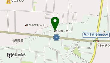 ボルボ・カー三鷹の地図画像