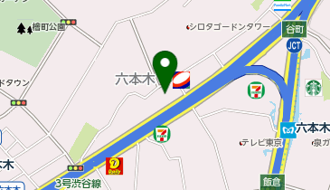 ポルシェセンター目黒六本木認定中古車センターの地図画像