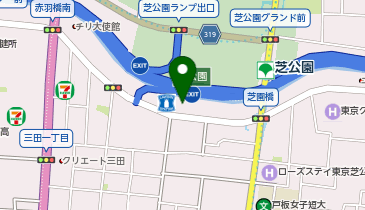 Bentley東京の地図画像