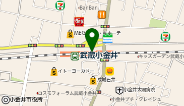 コスメロフトnonowa武蔵小金井店の地図画像