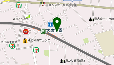 大泉学園ロフトの地図画像