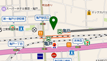 3COINS+plusアトレ亀戸店の地図画像