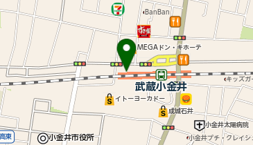 3COINS OOOPS!nonowa武蔵小金井店の地図画像
