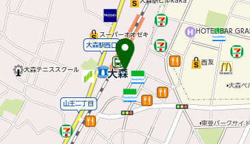 3COINSアトレ大森店の地図画像