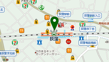 3COINSルミネ荻窪店の地図画像