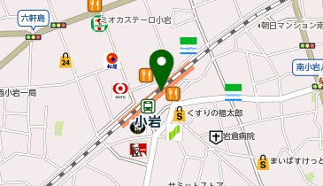 3COINSシャポー小岩店の地図画像