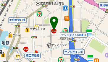 ゲーマーズ池袋Bookstoreの地図画像