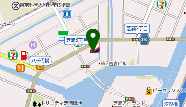 ニコニコレンタカー芝浦3丁目店の地図画像