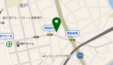 ニコニコレンタカー葛飾青戸店の地図画像