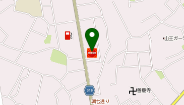 ニコニコレンタカー大田山王店の地図画像