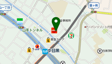 ニコニコレンタカー中目黒駅西口店の地図画像