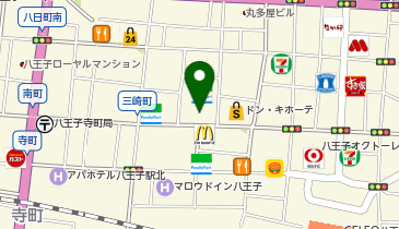 快活CLUB八王子本店の地図画像