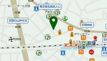 ネットルームマンボー荻窪店の地図画像