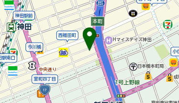 ネットルームマンボー神田店の地図画像