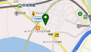 快活CLUB千住堀切橋店の地図画像