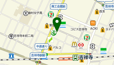 快活CLUB吉祥寺店の地図画像