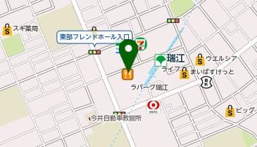 快活CLUB瑞江駅前店の地図画像