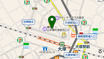 快活CLUB大塚駅北口店の地図画像