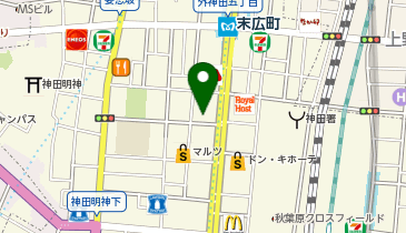 快活CLUB秋葉原駅前2号店の地図画像