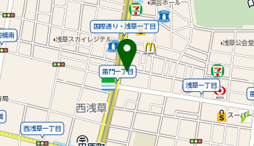 快活CLUB浅草国際通り店の地図画像