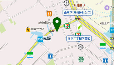 快活CLUB赤坂店の地図画像