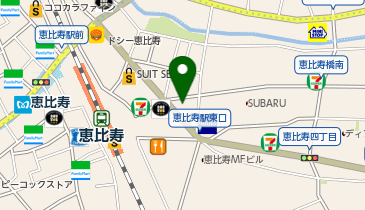 快活CLUB恵比寿駅東口店の地図画像