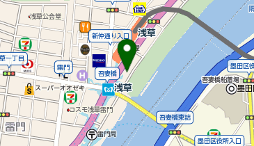 快活CLUB浅草駅前店の地図画像