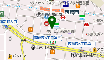 コナミスポーツテニススクール西葛西の地図画像