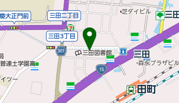 ルネサンス田町・三田の地図画像