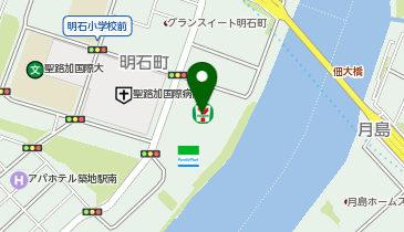 ルネサンス聖路加ガーデンの地図画像