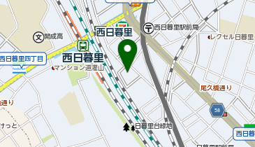 スポーツクラブNAS西日暮里の地図画像