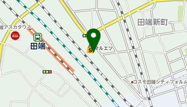 メガロス田端の地図画像