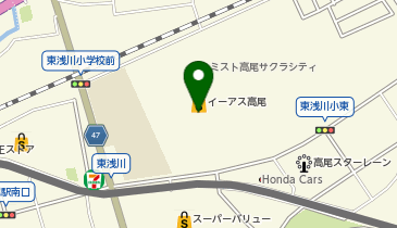 ホットヨガスタジオ美温高尾の地図画像