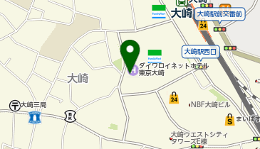 スポーツクラブNAS大崎の地図画像