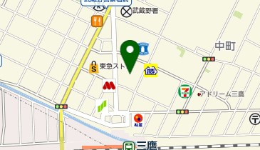 メガロス三鷹の地図画像