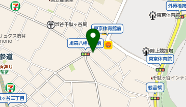 チョコザップ千駄ヶ谷の地図画像