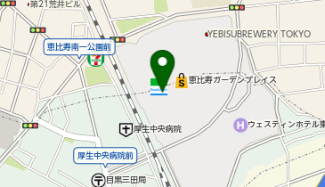 グランサイズ恵比寿ガーデンの地図画像