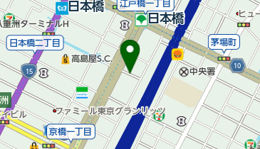 日本橋高島屋周辺のパーキングメーター Navitime