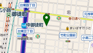 路上駐車場の地図画像