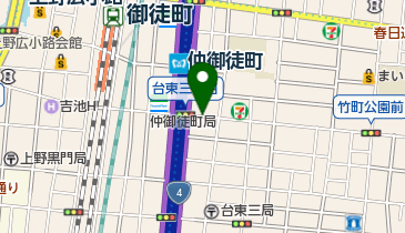 路上駐車場の地図画像