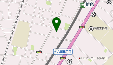 オーケー仲六郷店の地図画像