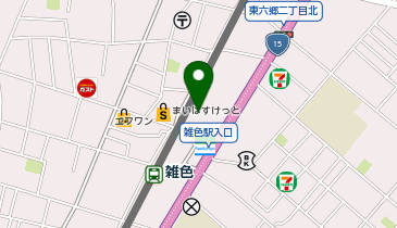 オーケーサガン店の地図画像